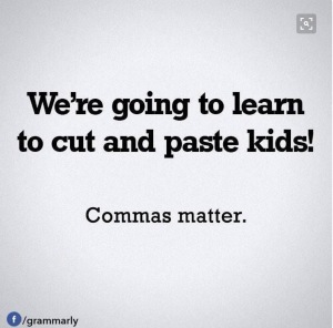 We're going to learn to cut and paste kids!